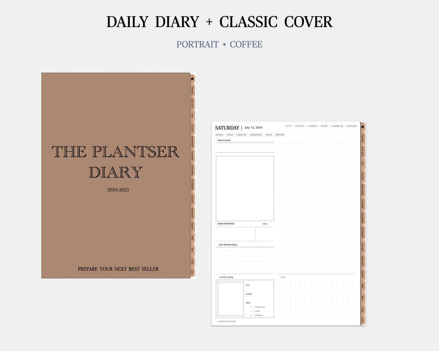 2024-2025 Plantser Diary • Portrait