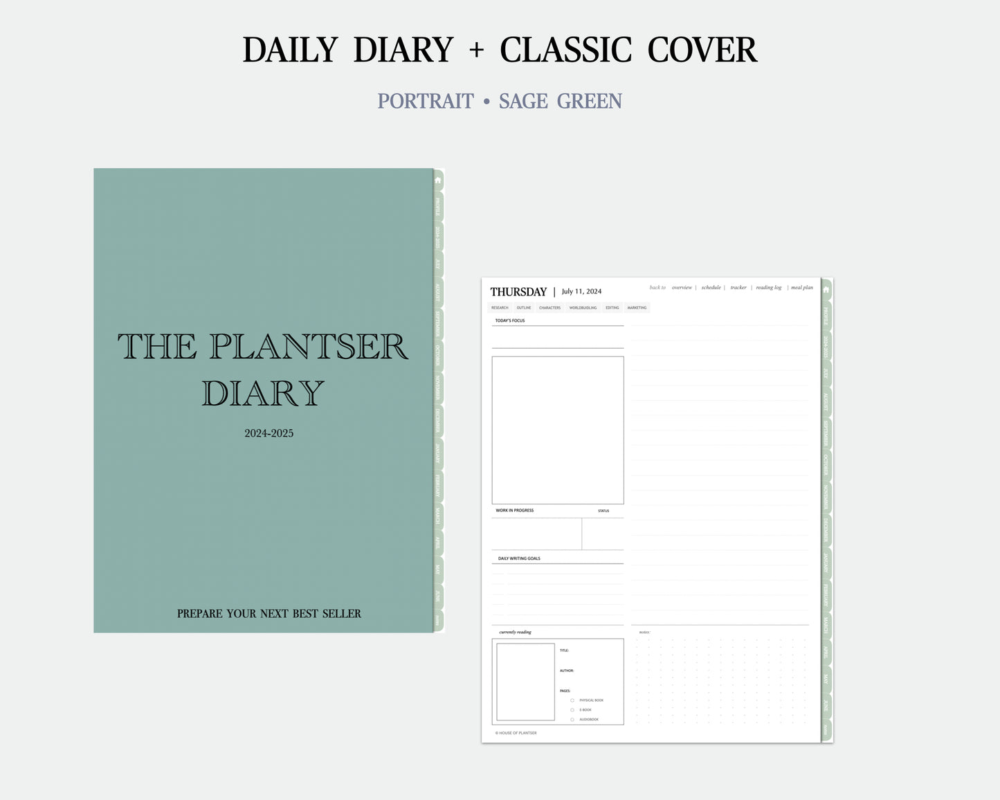 2024-2025 Plantser Diary • Portrait