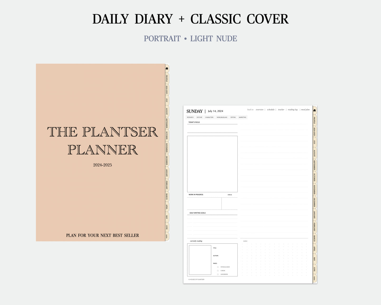 2024-2025 Plantser Diary • Portrait