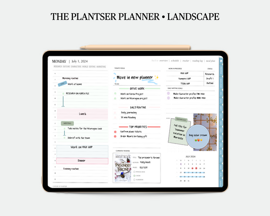 2024-2025 Plantser Planner • Landscape