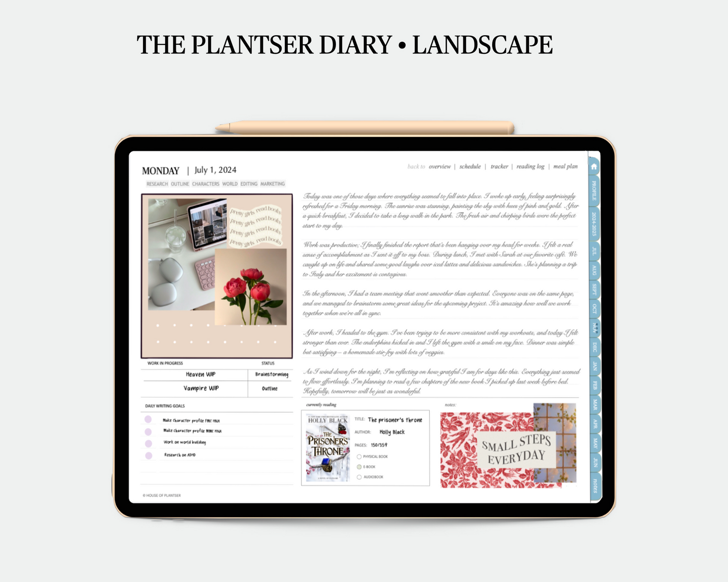 2024-2025  Plantser Diary • Landscape