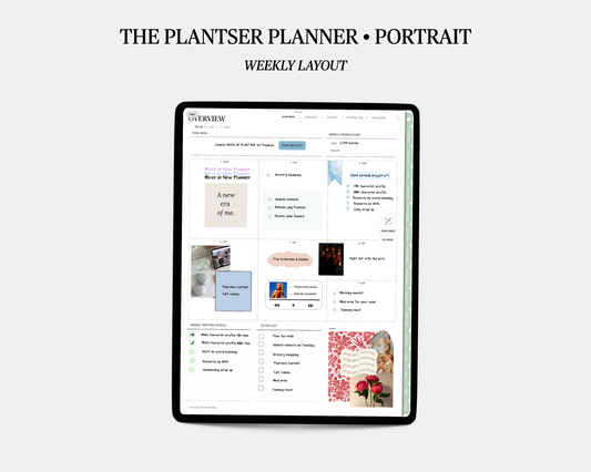 2024-2025 Plantser Planner • Portrait • Weekly Layout